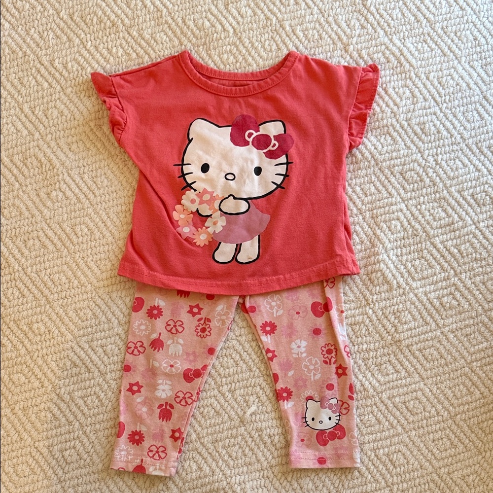 Hello Kitty Shirt & Legging Set